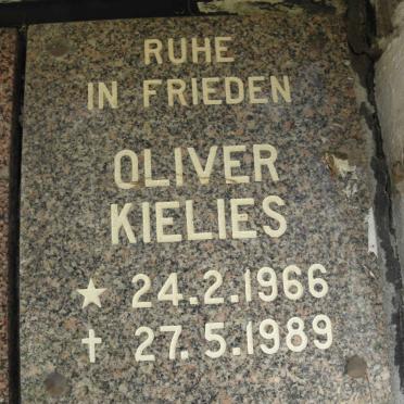 KIELIES Oliver 1966-1986