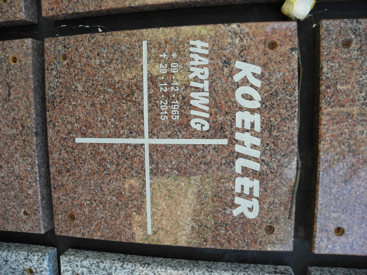 KOEHLER Hartwig 1965-2015