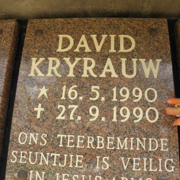 KRYRAUW David 1990-1990