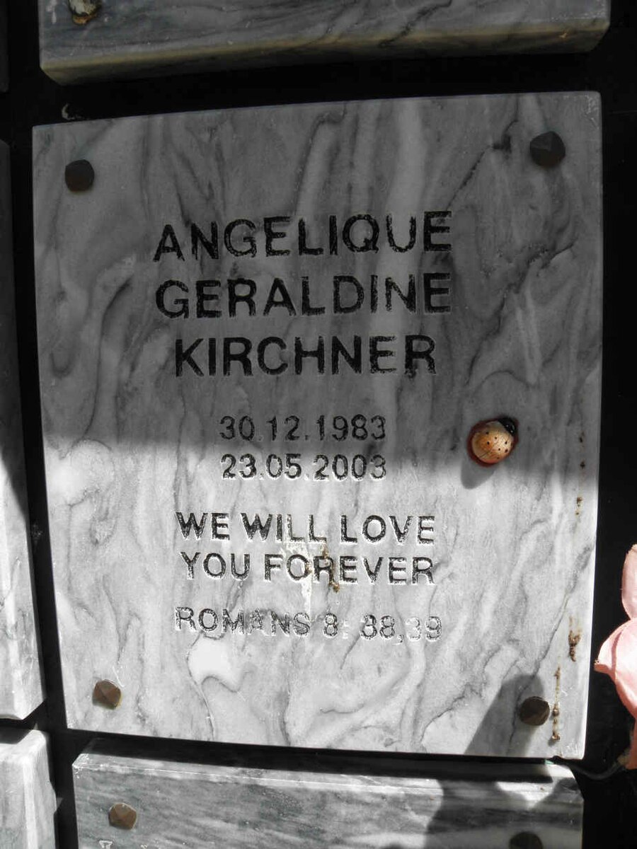KITCHNER Angelique Geraldine 1983-2003