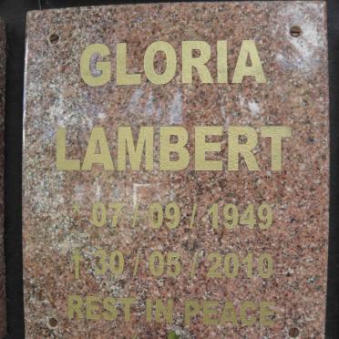 LAMBERT Gloria 1949-2010