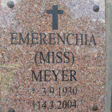 MEYER Emerenchia 1930-2004