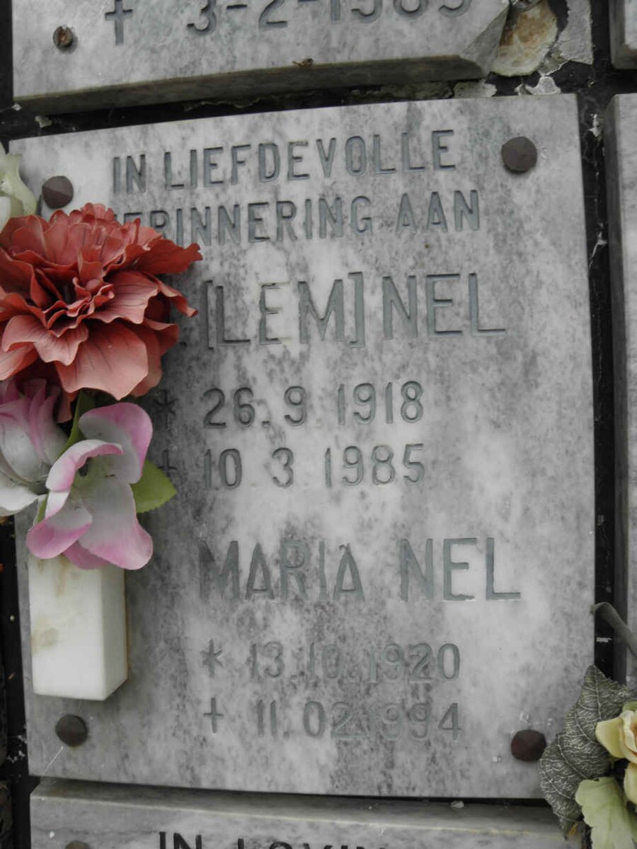 NEL Lem 1918-1985 &amp; Maria 1920-1994