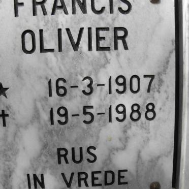 OLIVIER Francis 1907-1988