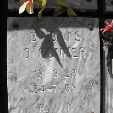 O'CONNER B. 1928-1989