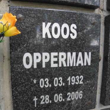 OPPERMAN Koos 1932-2006
