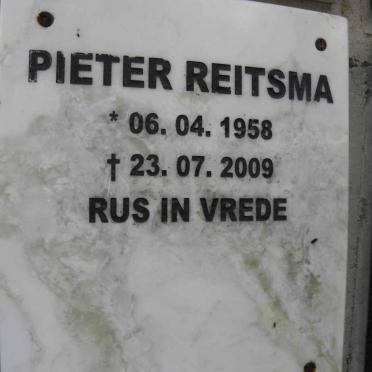 REITSMA Pieter 1958-2009