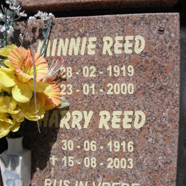 REED Harry 1916-2003 &amp; Minnie 1919-2000