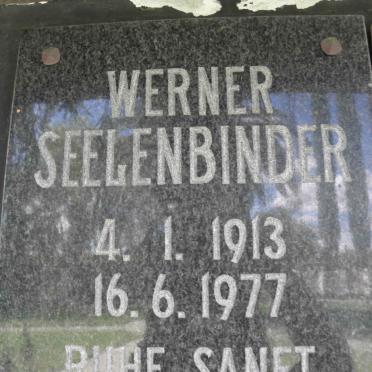 SEELENBINDER Werner 1913-1977