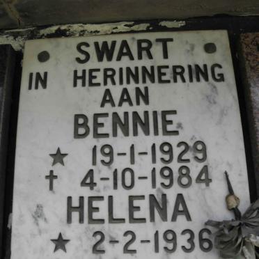 SWART Bennie 1929-1984 &amp; Helena 1936-