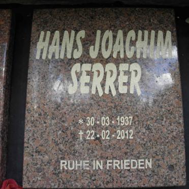 SERRER Hans Joachim 1937-2012