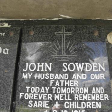 SOWDEN John 1915-1986