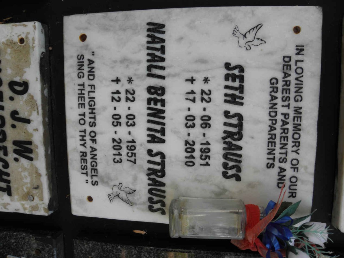 STRAUSS Seth 1951-2010 &amp; Natali Benita 1957-2013