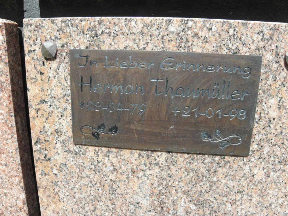 THAUMÜLLER Herman 1979-1998