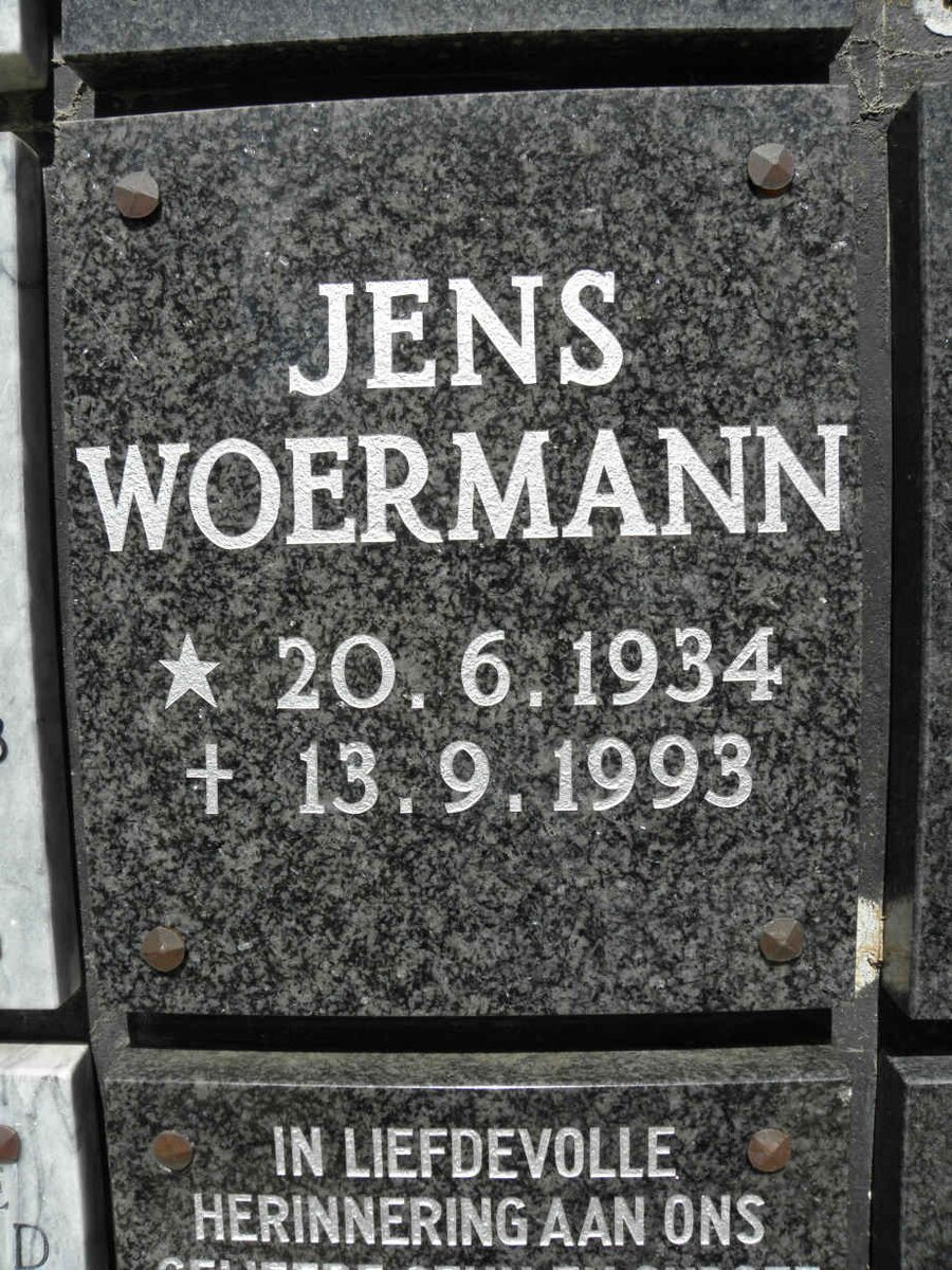 WOERMANN Jens 1934-1993