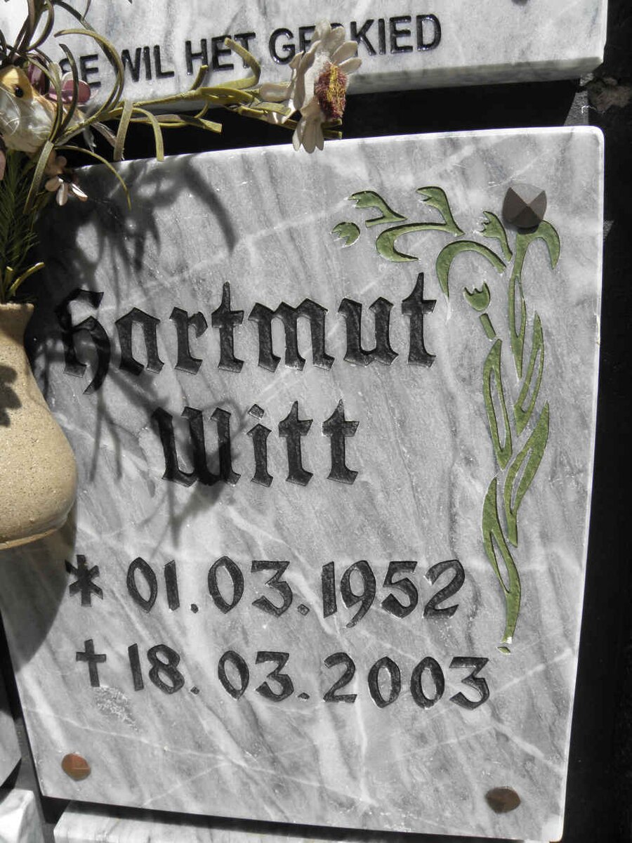 WITT Hartmut 1952-2003