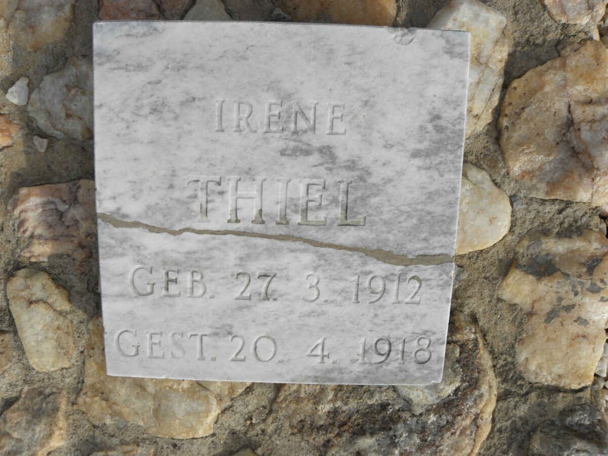 THIEL Irene 1912-1918