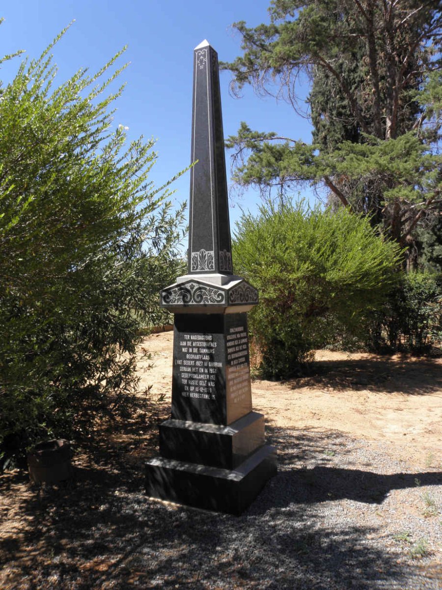 6. Reinterring of Jewish Graves from old Gammams Cemetery