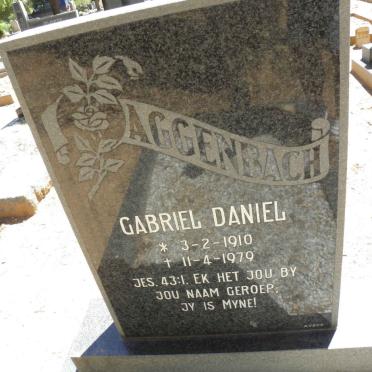 AGGENBACH Gabriel Daniel 1910-1979