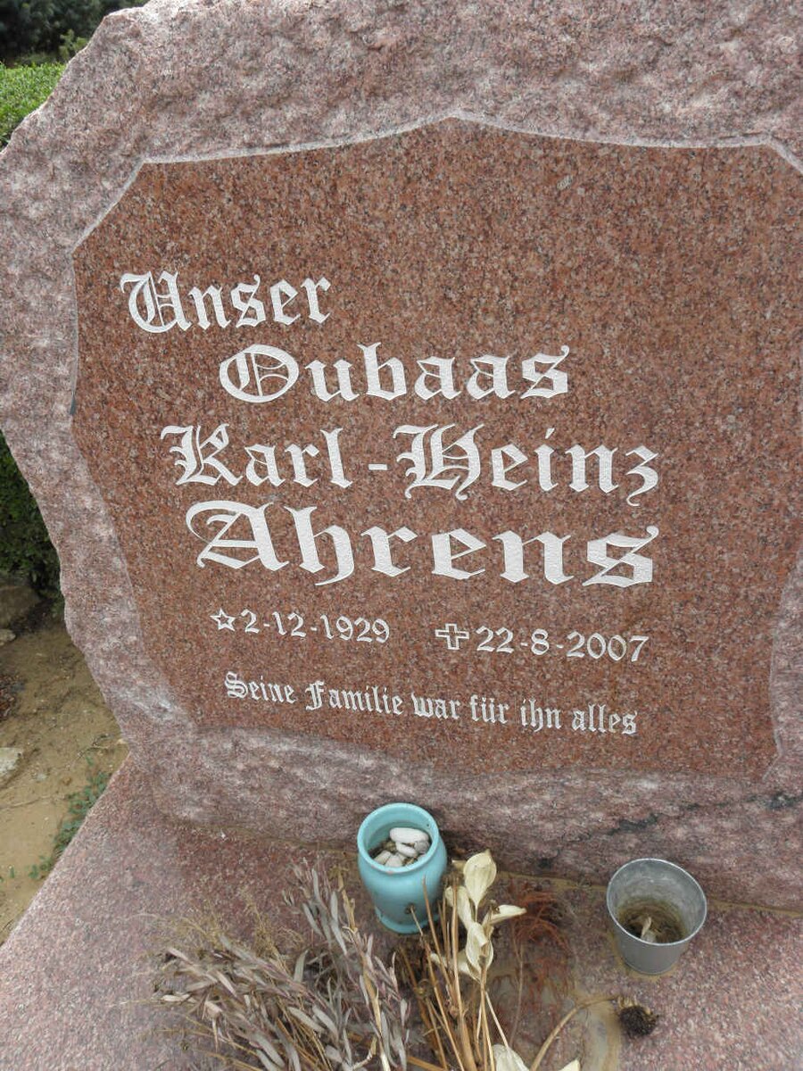 AHRENS Karl-Heinz 1929-2007