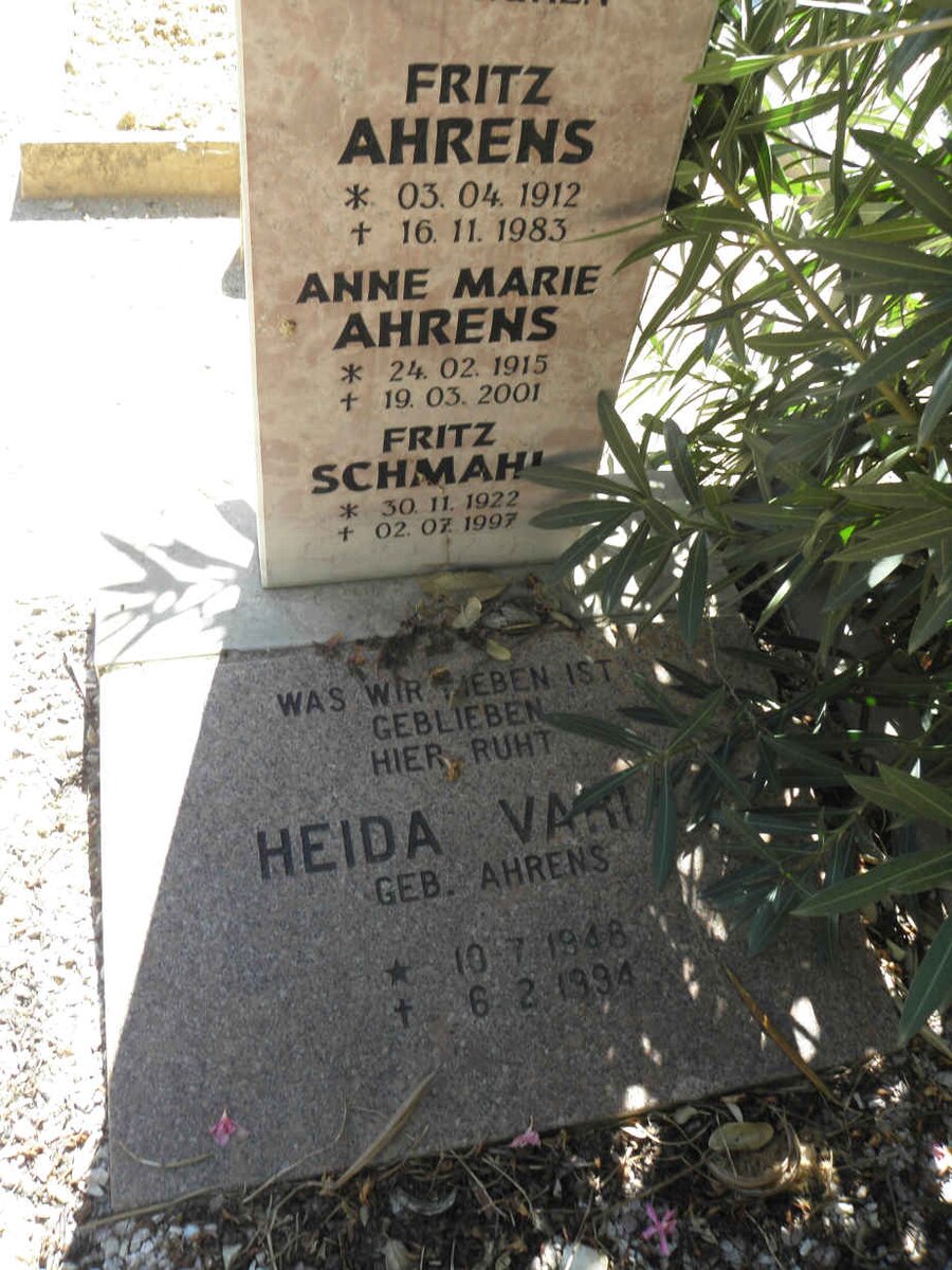 AHRENS :: SCHMAHL :: VART