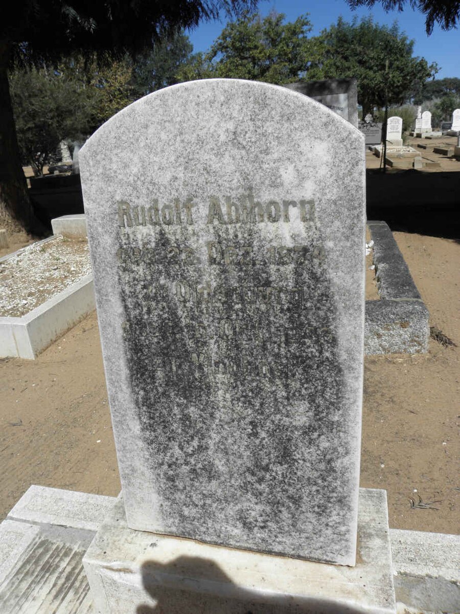 AHLHORN Rudolf 1874-1946