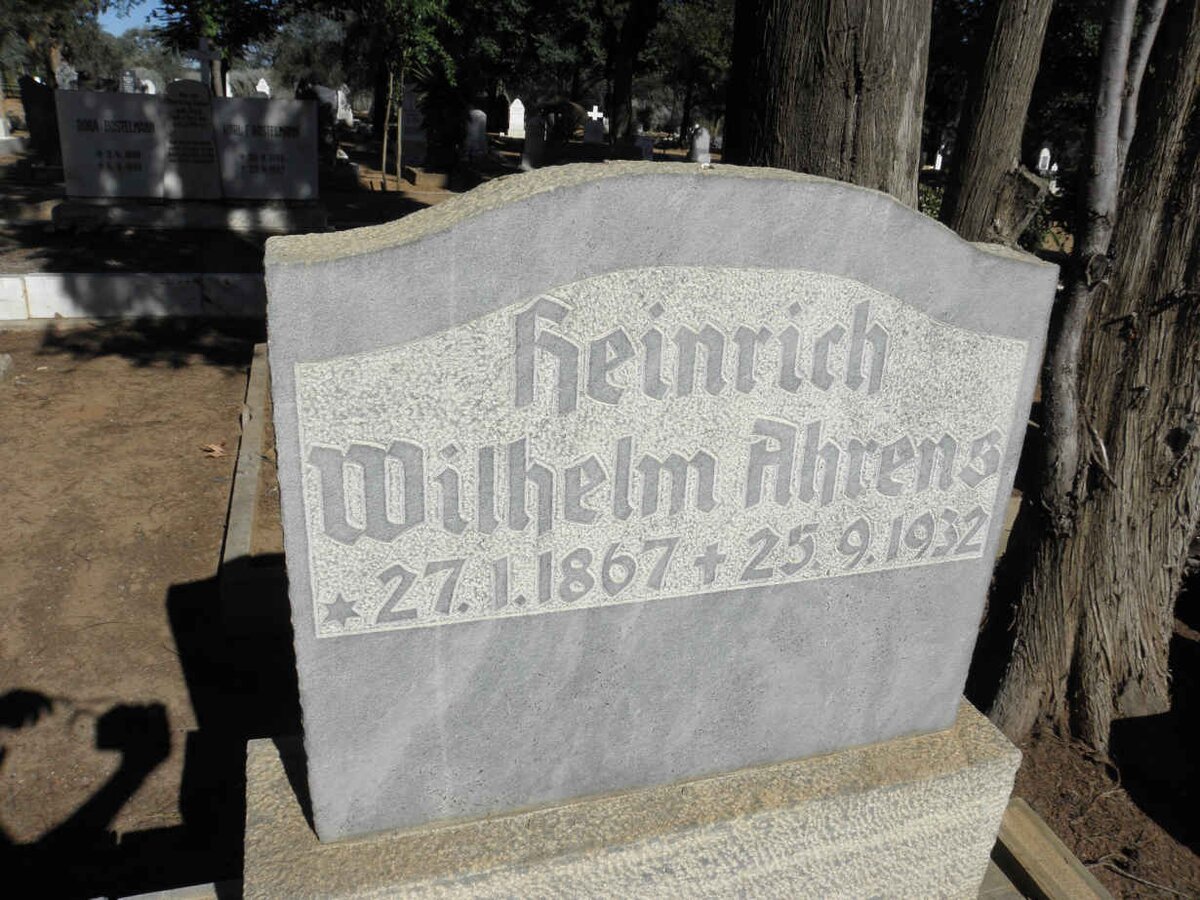 AHRENS Heinrich Wilhelm 1867-1932