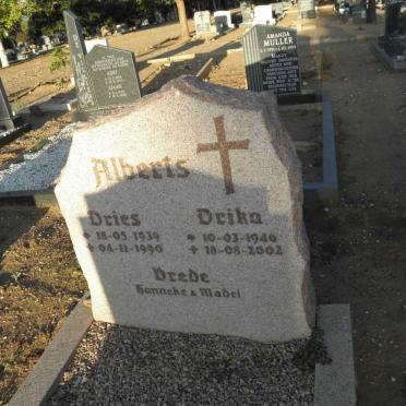 ALBERTS Dries 1939-1990 &amp; Drika 1946-2002