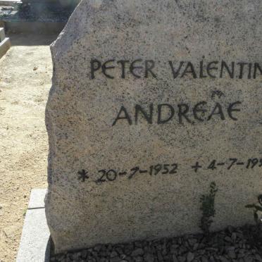 ANDREAE Peter Valentin 1952-1994