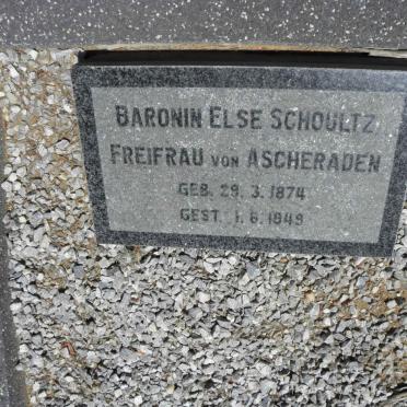 ASCHERADEN Else Schoultz, von 1874-1949