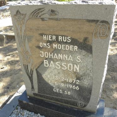 BASSON Johanna S. 1872-1966