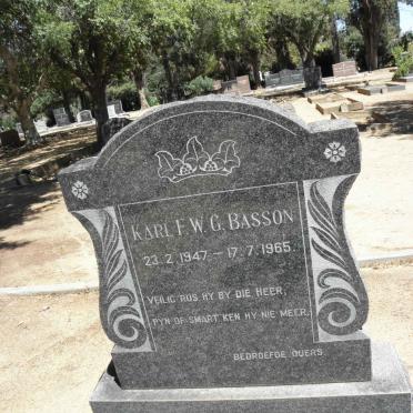 BASSON Karl F.W.G. 1947-1965
