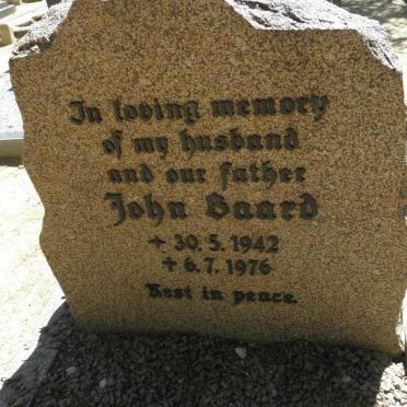 BAARD John 1942-1976