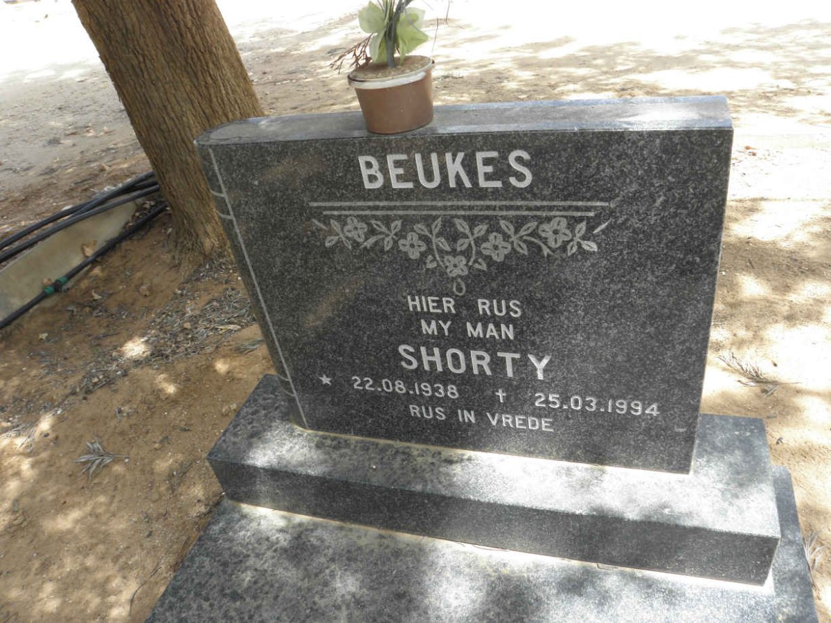 BEUKES Shorty 1938-1994