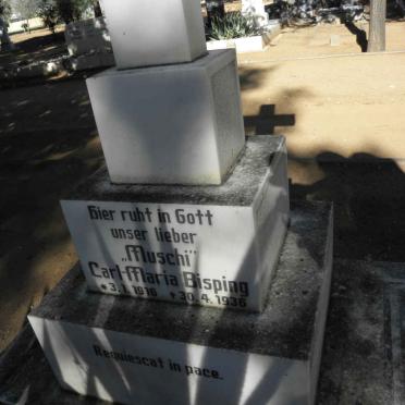 BISPING Carl-Maria 1916-1936