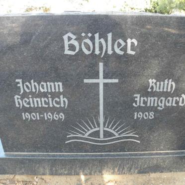BÖHLER Johann Heinrich 1901-1969 &amp; Ruth Irmgard 1908-