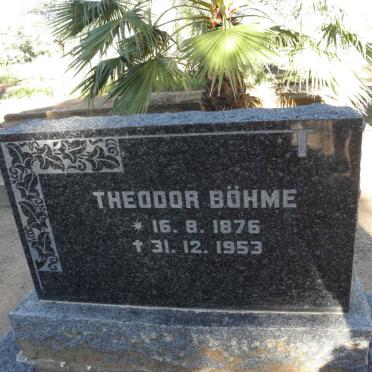 BÖHME Theodor 1876-1953