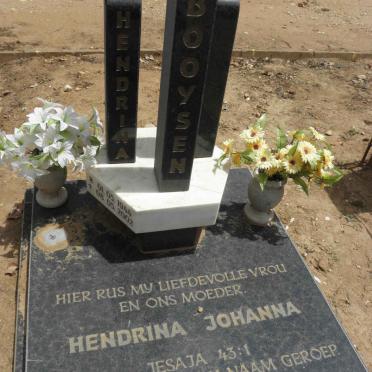 BOOYSEN Hendrina 1944-2002