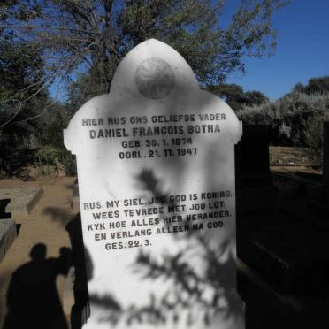 BOTHA Daniel Francois 1874-1947