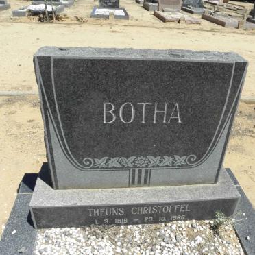 BOTHA Theuns Christoffel 1919-1966