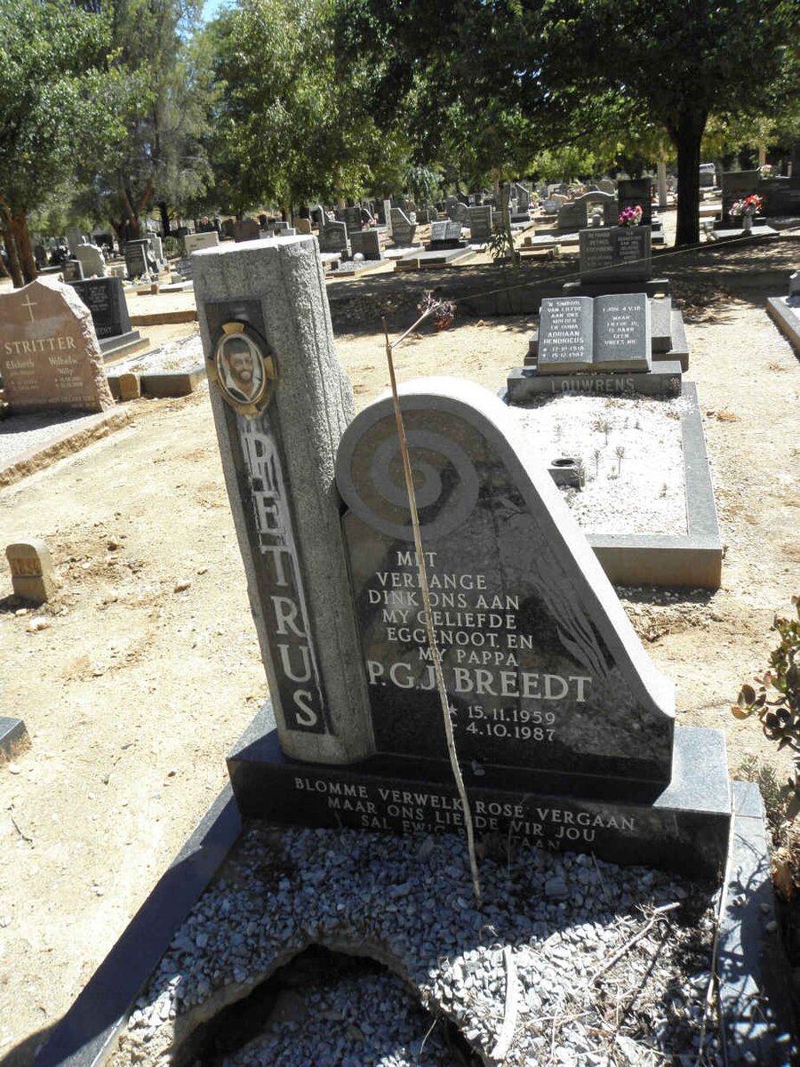 BREEDT P.G.J. 1959-1987