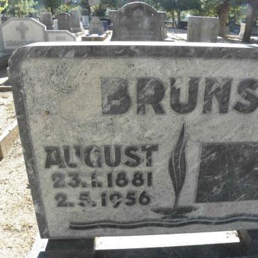 BRUNS August 1881-1956