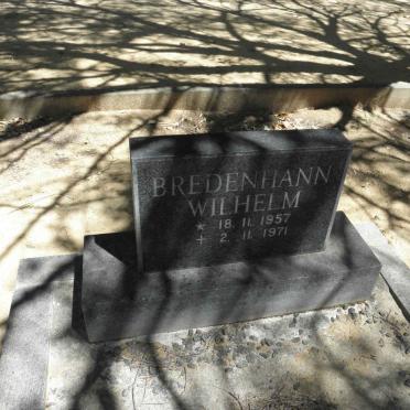 BREDENHANN Wilhelm 1957-1971