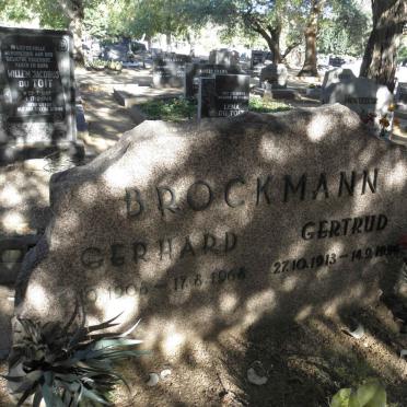 BROCKMANN Gerhard 1908-1968 &amp; Gertrud 1913-1996