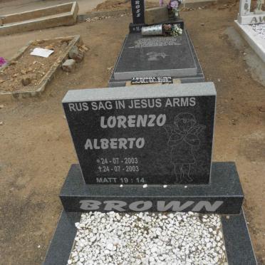 BROWN Lorenzo Alberto 2003-2003