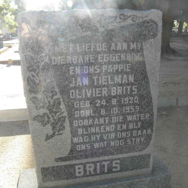 BRITS Jan Tielman Olivier 1920-1959