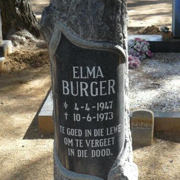 BURGER Elma 1947-1973