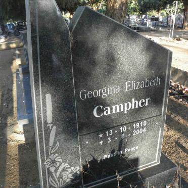 CAMPHER Georgina Elizabeth 1910-2004