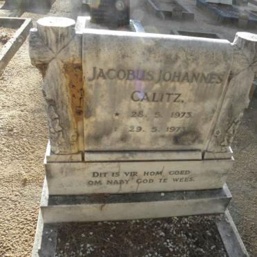 CALITZ Jacobus Johannes 1973-1973