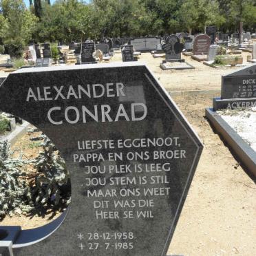 CONRAD Alexander 1958-1985